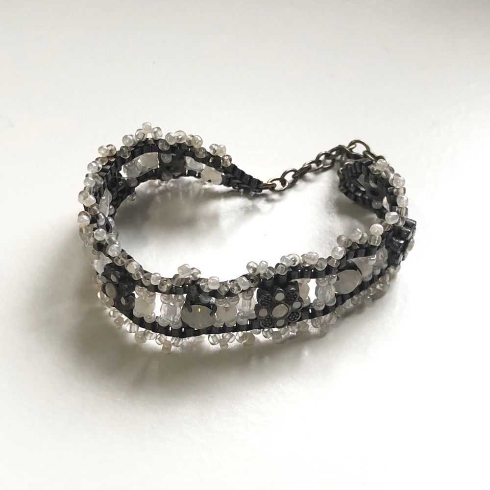 Laila Rowe beaded chain bracelet